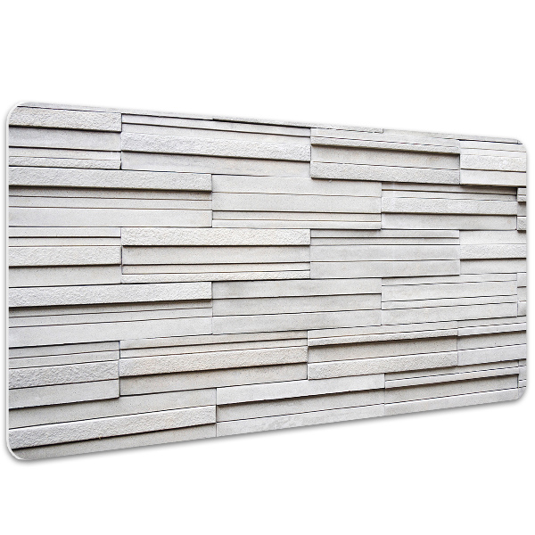 Sous main de bureau Planches blanches