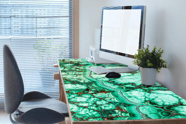 Sous main de bureau Turquoise en marbre