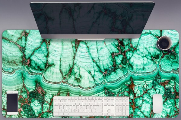 Sous main de bureau Turquoise en marbre