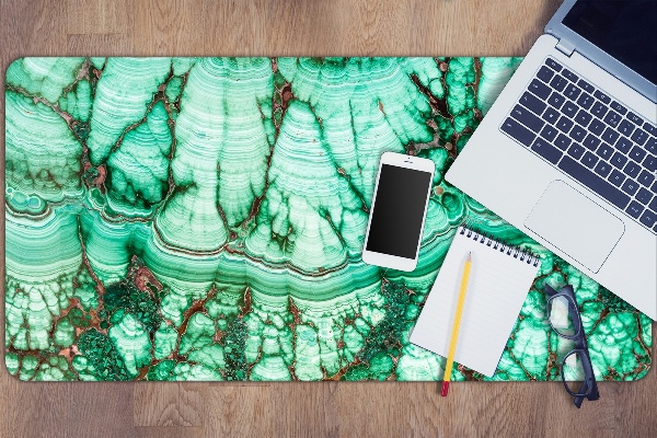 Sous main de bureau Turquoise en marbre
