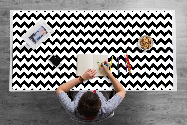 Tapis de bureau Route noire
