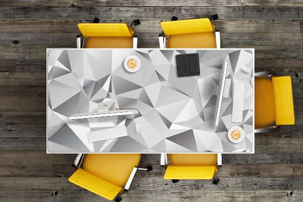 Sous-main bureau Abstraction grise