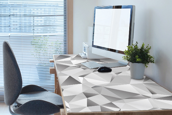 Sous-main bureau Abstraction grise