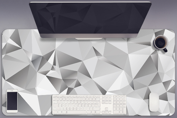 Sous-main bureau Abstraction grise