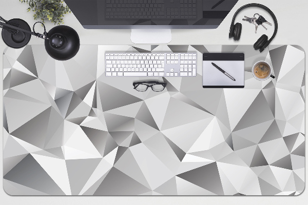 Sous-main bureau Abstraction grise