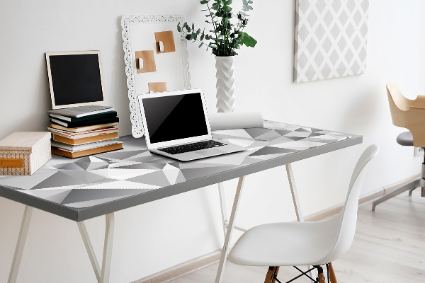 Sous-main bureau Abstraction grise