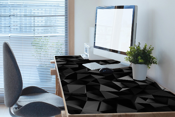 Protège bureau Abstraction noire