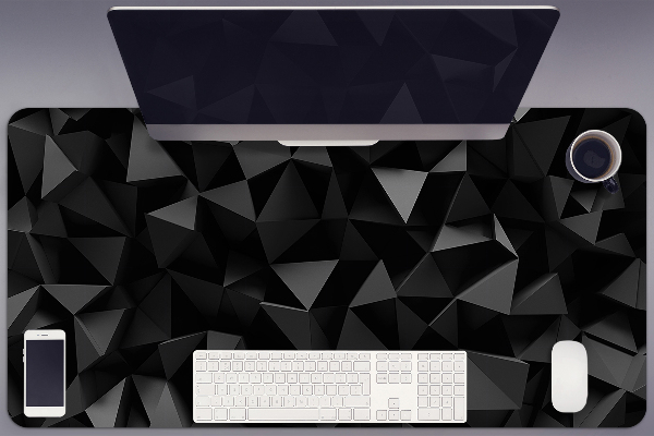 Protège bureau Abstraction noire