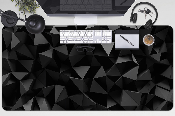 Protège bureau Abstraction noire