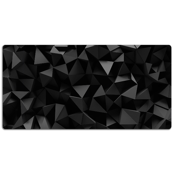 Protège bureau Abstraction noire
