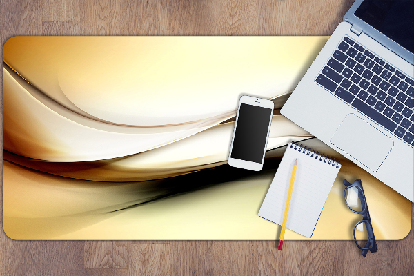 Sous-main bureau Abstraction beige