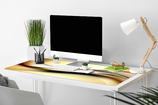 Sous-main bureau Abstraction beige