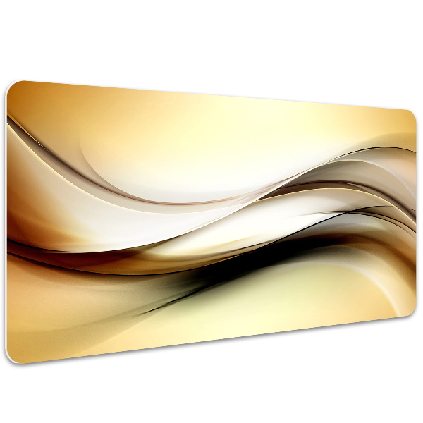 Sous-main bureau Abstraction beige