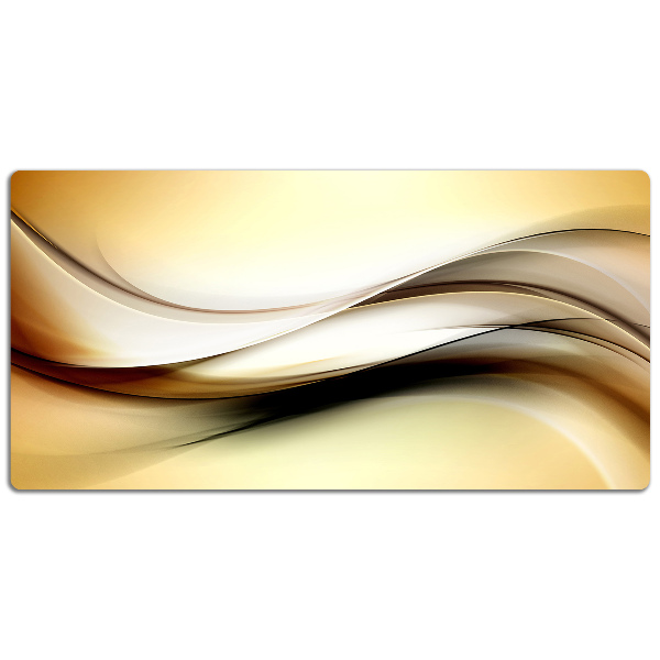 Sous-main bureau Abstraction beige