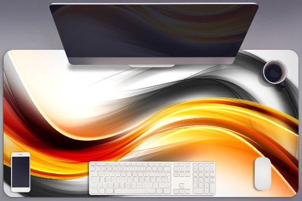 Sous-main bureau Oranges d'abstraction