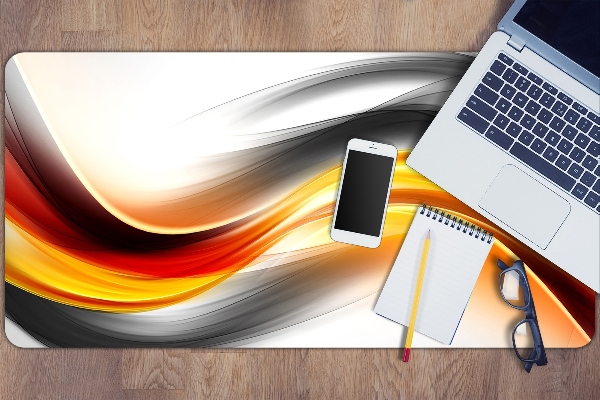 Sous-main bureau Oranges d'abstraction