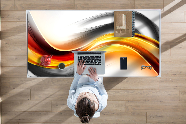Sous-main bureau Oranges d'abstraction