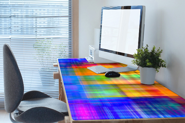 Sous-main bureau Treillis coloré