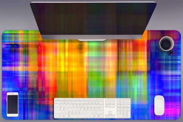 Sous-main bureau Treillis coloré