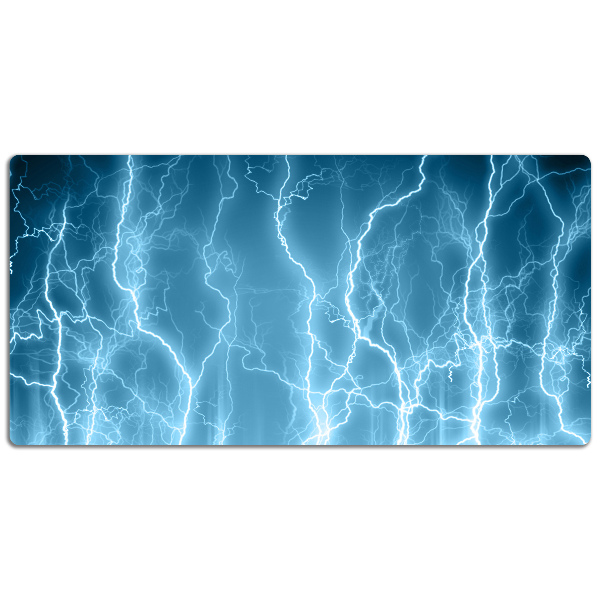 Sous-main bureau Lightning bleu