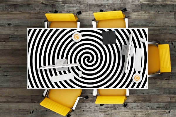 Sous main de bureau Spirale