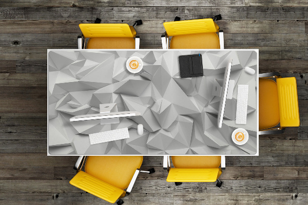 Sous-main bureau Abstraction