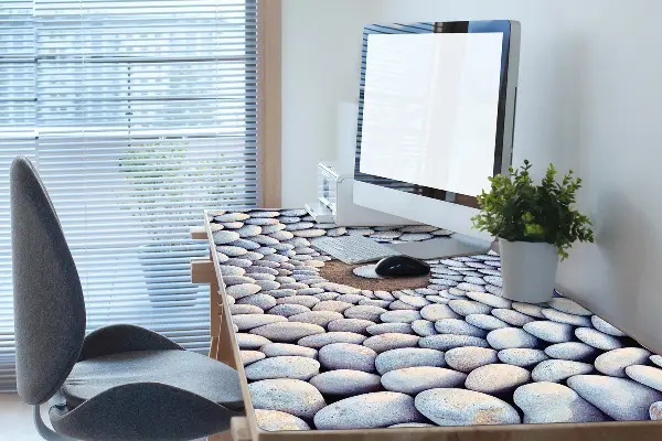 Sous main de bureau Cercle de pierres