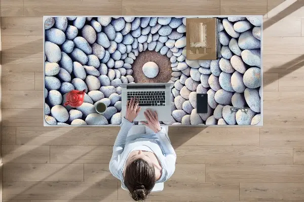 Sous main de bureau Cercle de pierres