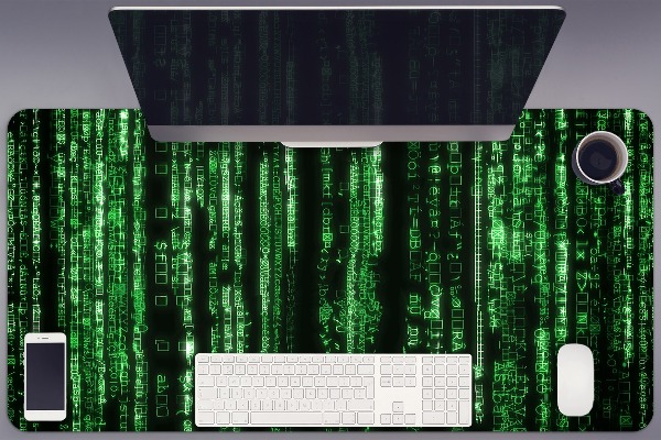 Sous main de bureau Signes verts