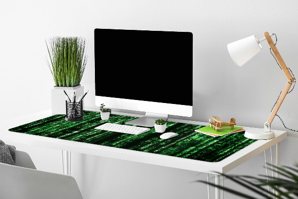 Sous main de bureau Signes verts