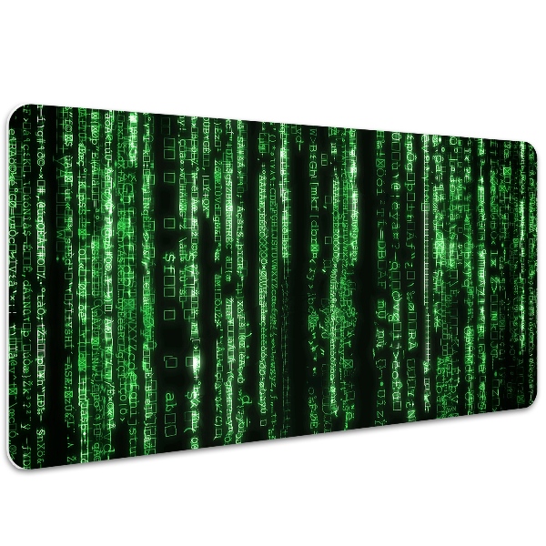 Sous main de bureau Signes verts