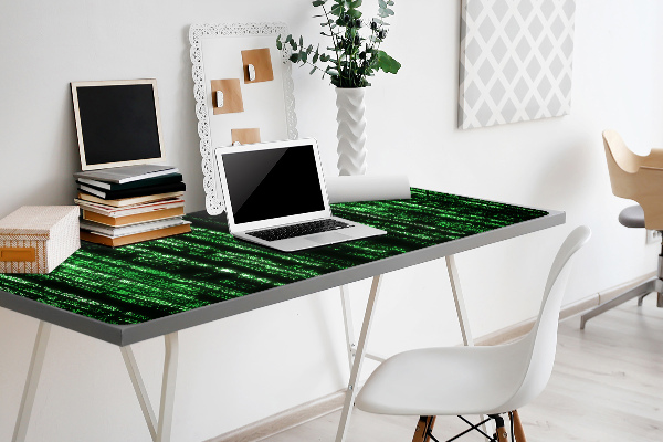 Sous main de bureau Signes verts