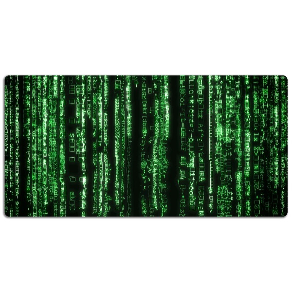 Sous main de bureau Signes verts