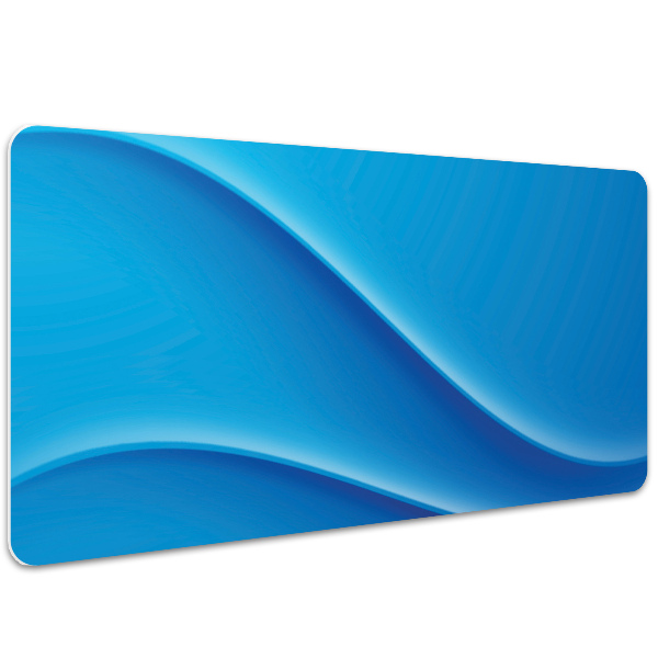 Sous-main bureau Abstraction bleue