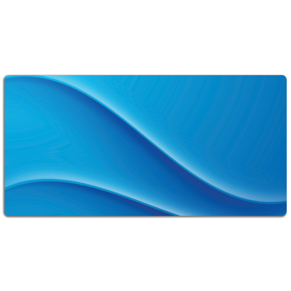 Sous-main bureau Abstraction bleue