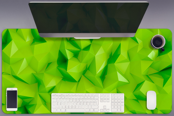Protège bureau Abstraction verte