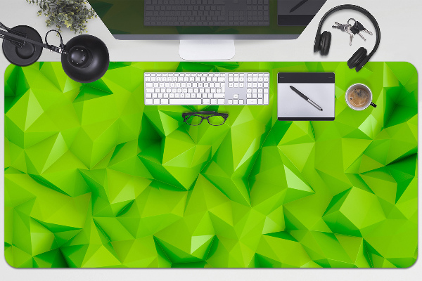 Protège bureau Abstraction verte