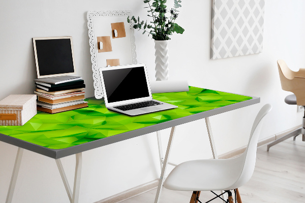 Protège bureau Abstraction verte
