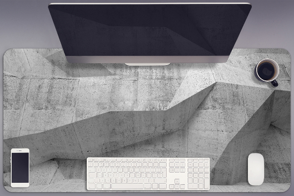 Sous-main bureau Béton abstraction