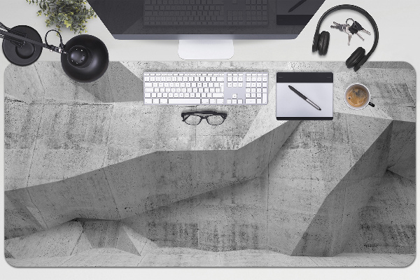 Sous-main bureau Béton abstraction