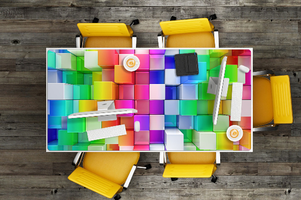 Sous-main bureau Abstraction