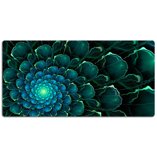Sous main de bureau Fleur verte