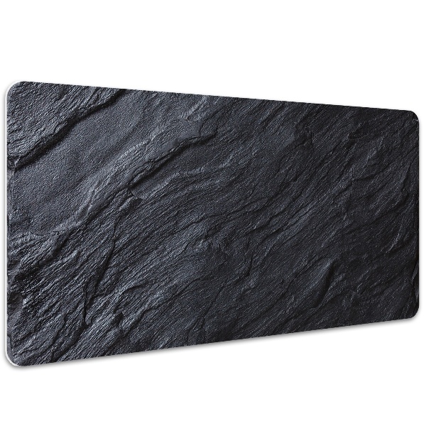 Sous main de bureau Marbre noir