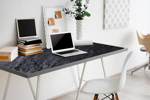 Sous main de bureau Marbre noir