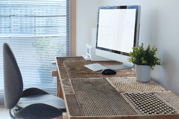 Sous-main bureau Plancher métallique