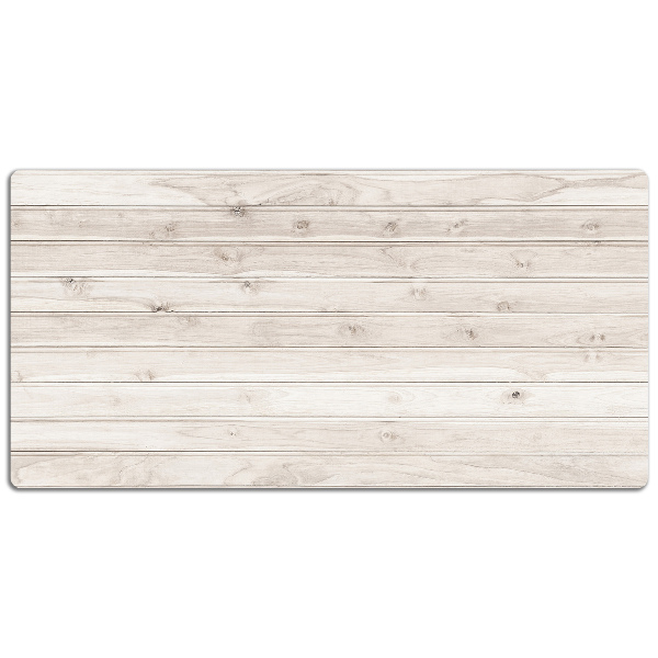 Sous main de bureau Planches blanches