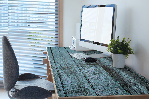 Sous-main bureau Planches bleues