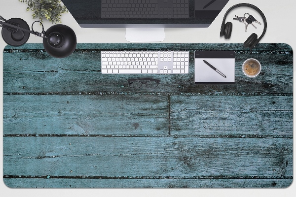 Sous-main bureau Planches bleues