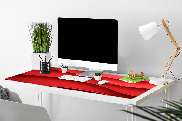 Sous-main bureau Abstraction rouge