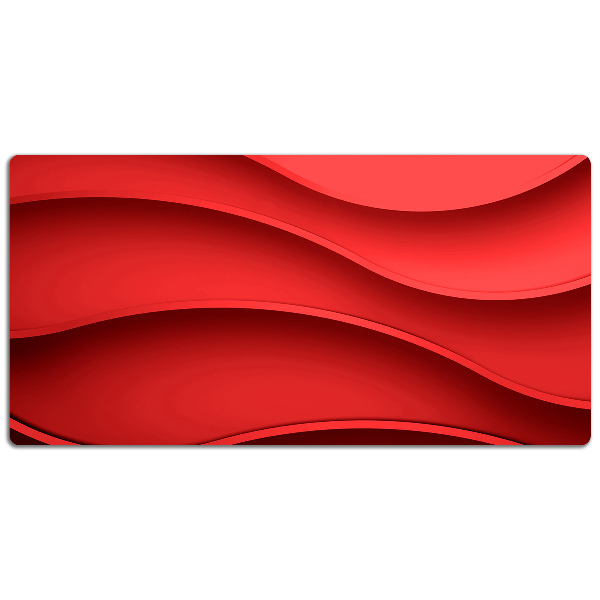 Sous-main bureau Abstraction rouge